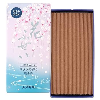 Amazon.co.jp: カメヤマ 花ふぜい 桜 煙少香 約100g 約230本 お